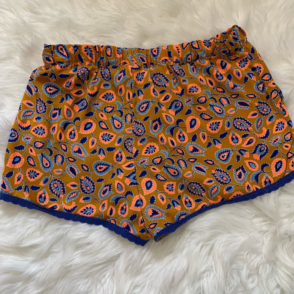 Aerie colorful paisley print drawstring waist lounge shorts - Picture 3 of 7
